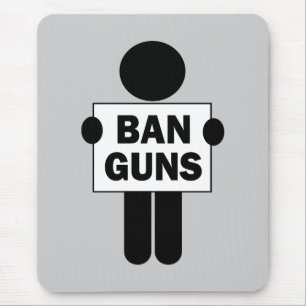 Ban Guns Mousepad