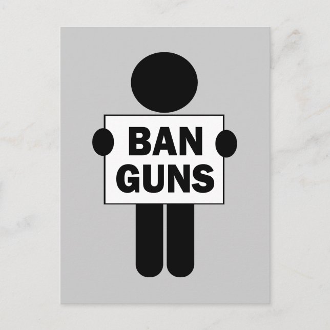 Ban Guns Postkarte (Vorderseite)