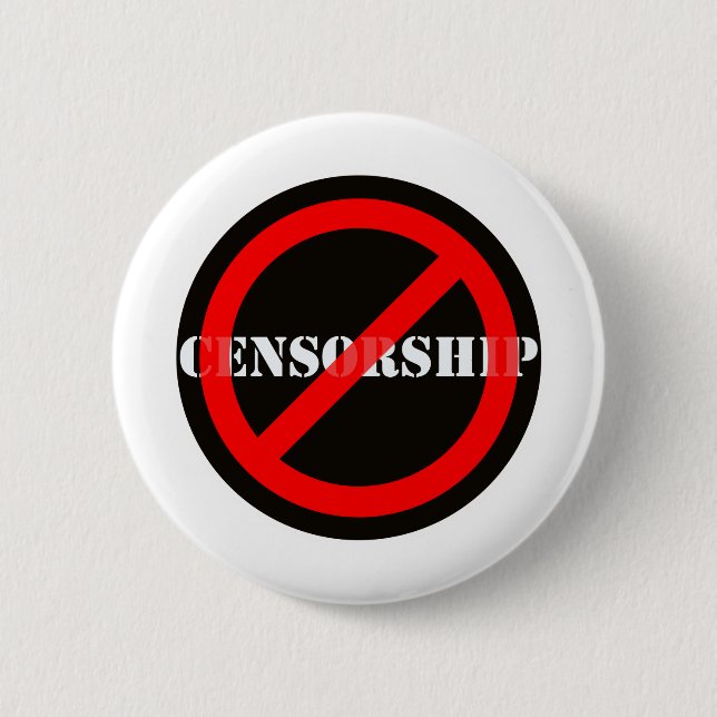 Ban-Zensur Button (Vorderseite)