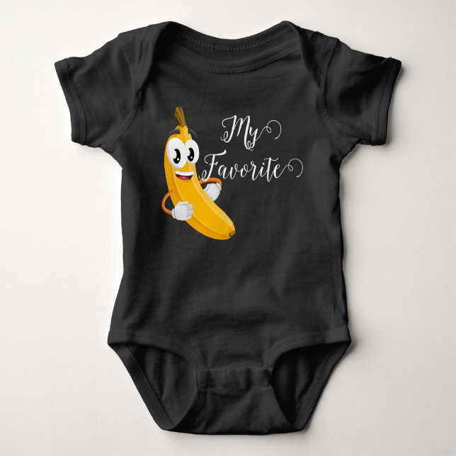 Banana Baby Strampler (Vorderseite)