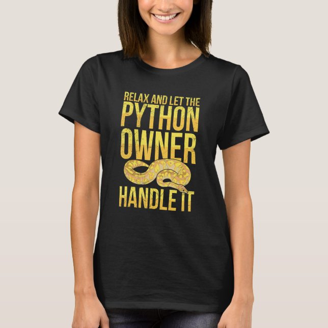 Banana Ball Python for a Banana ball python breede T-Shirt (Vorderseite)