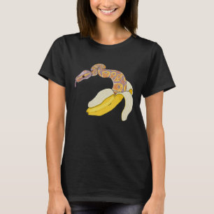 Banana Ball Python Snake Reptile Herpetologin Oph T-Shirt