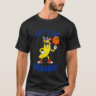 Banana-Basketball-Shirt, Los geht's Bananen Baller T-Shirt