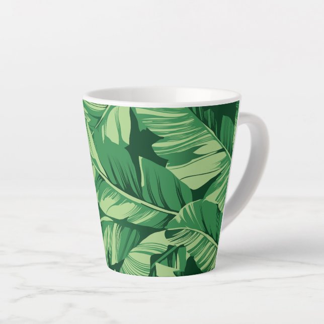 Banana-Blätter 2 Milchtasse (Rechte Ecke)