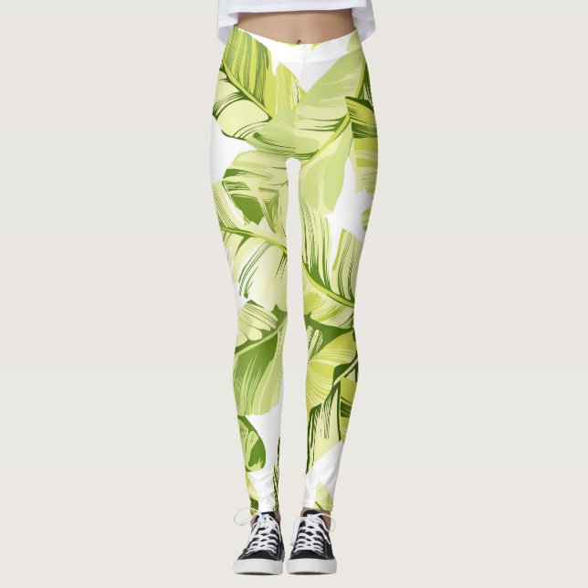 Banana-Blätter 4 Leggings (Vorderseite)