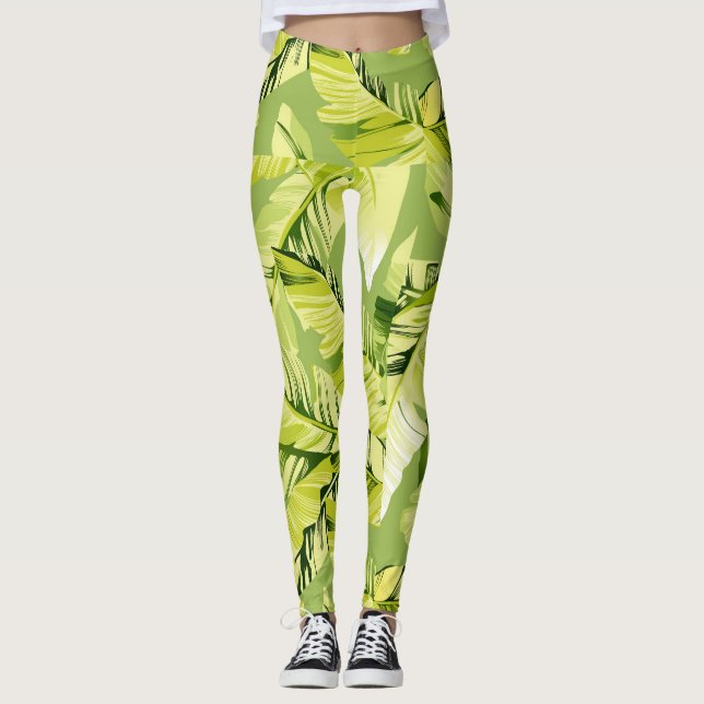 Banana-Blätter 5 Leggings (Vorderseite)