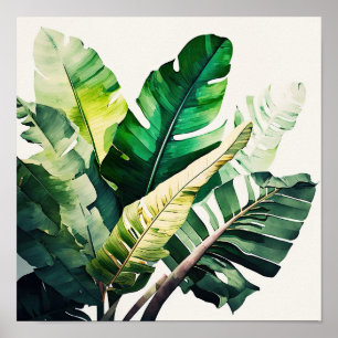 Banana Blätter Art Print Poster