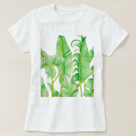 Banana-Blätter auf einem T - Shirt