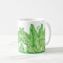 Banana-Blätter auf einer klassischen Tasse (11 oz.