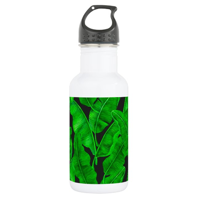 Banana-Blätter Edelstahlflasche (Vorderseite)