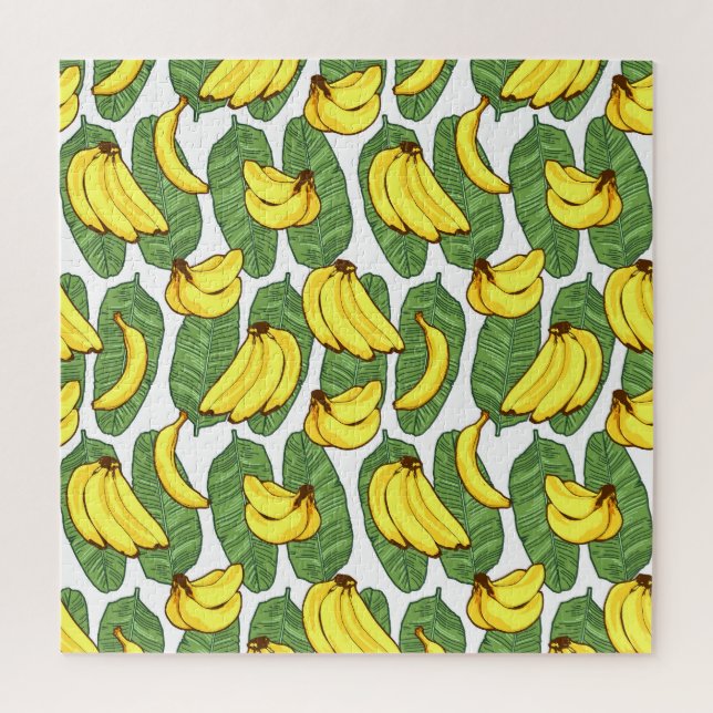 Banana-Blätter: tropisches Fruchtmuster (Vertikal)