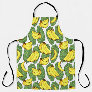 Banana-Blätter: tropisches Fruchtmuster Schürze