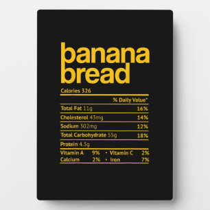 Banana Brot Ernährung Fakten Funny Erntedank Ch Fotoplatte