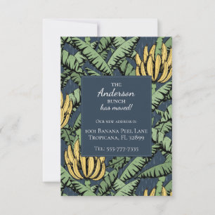 Banana Bunch Nouvelle Adresse Moving Faire-part Ca