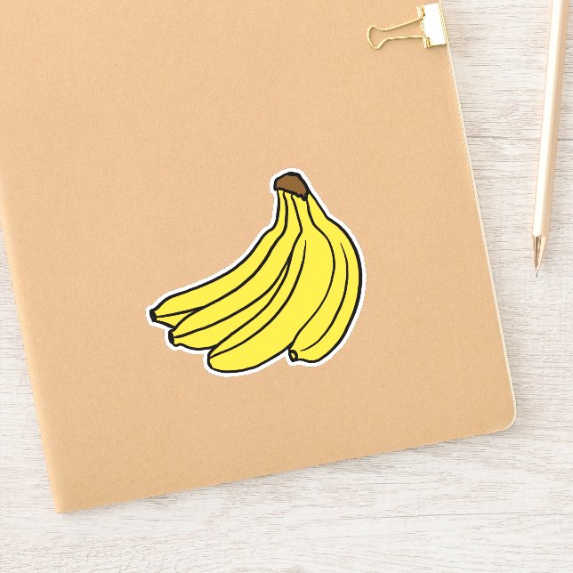 Banana Bunch Sticker (Notizbuch)