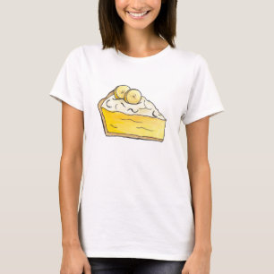 Banana Creme Pie Slice Dessert Feinschmecker Shirt