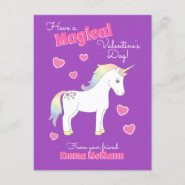 Banana Cute Kids Classroom Valentine Card Postkarte