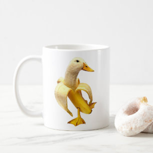 Banana Duck Meme Tasse doppelseitig
