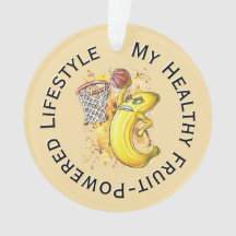 Banana Energy Slam Dunk Fruitarian Circle Text 🍌