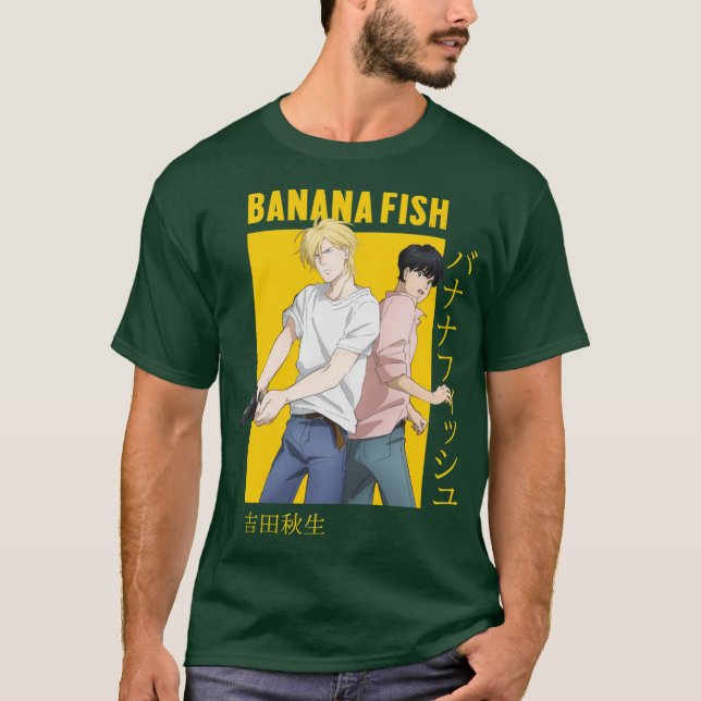 Banana Fish Ash Lyn Eiji Okumura Card Anime family T-Shirt (Vorderseite)