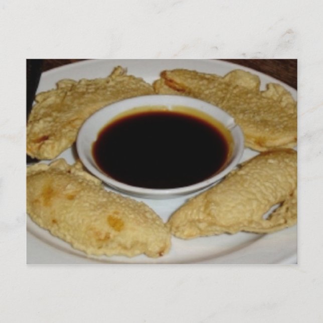 Banana Fritters Rezept Postkarte (Vorderseite)