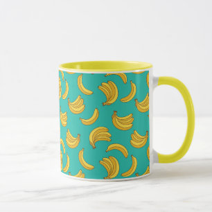 Banana Frucht Fun Muster Tasse