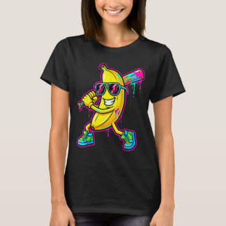 Banana funny baseball drip ice cream kids youth T-Shirt