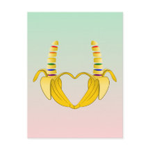 Banana Gay Pride Freiheit Herz