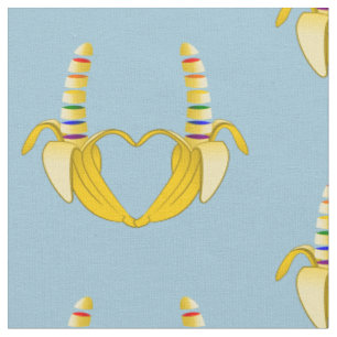 Banana Gay Pride Freiheit Herz Stoff
