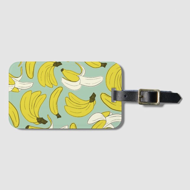 Banana-Gepäckmarke Gepäckanhänger (Vorderseite (Horizontal))