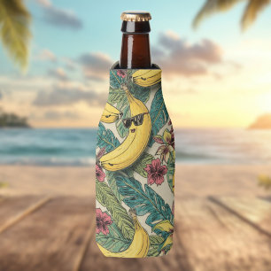 Banana Groove Funky tanzende Banane Retro-Cartoo Flaschenkühler