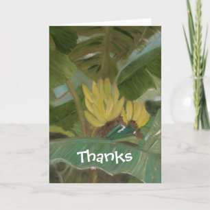 "Banana Grove" Dankeskarte