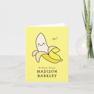 Banana Kid's Cute Kawaii Cartes fixes