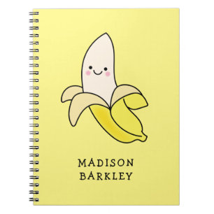 Banana Kids Niedliches Kawaii Notizblock