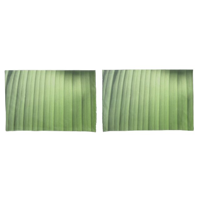 Banana Leaf Closeup Kissenbezug (Vorderseite-Set)