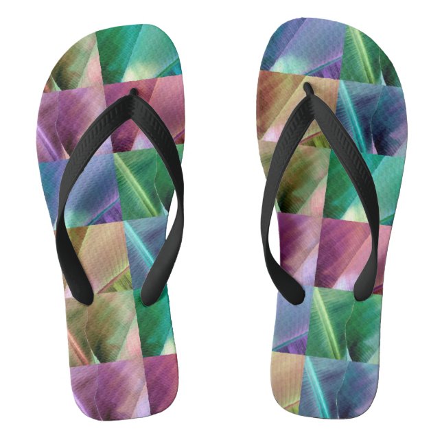 Banana Leaf Quilt Flip Flops (Fußbett)
