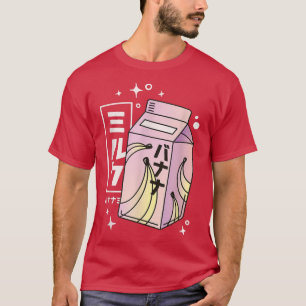 Banana Milk Anime E-Girl Kawaii Kleidung Japanisch T-Shirt