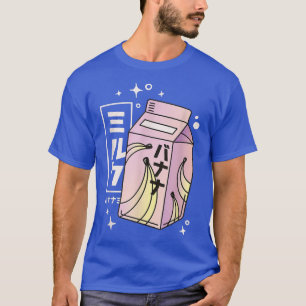 Banana Milk Anime E-Girl Kawaii Kleidung Japanisch T-Shirt