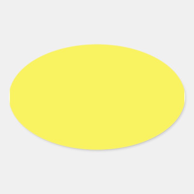 Banana Ovaler Aufkleber (Vorderseite)