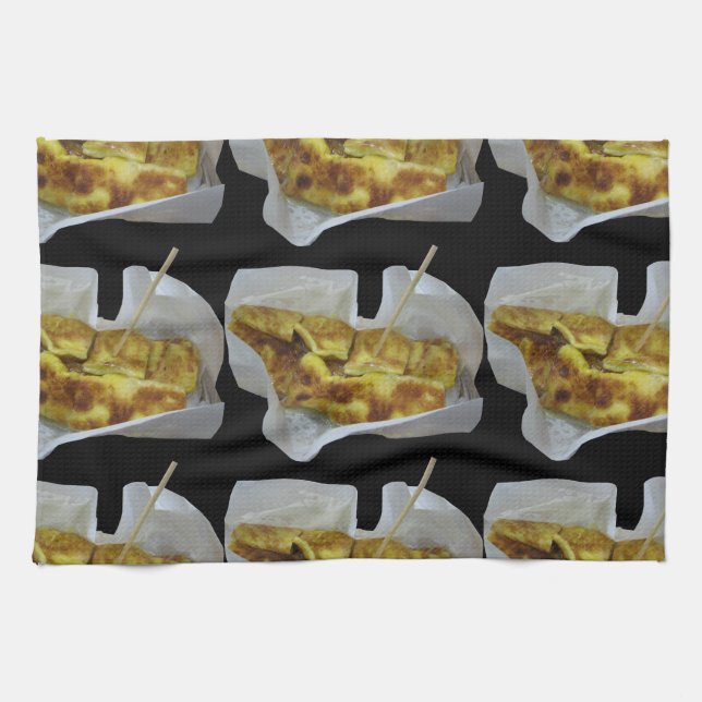 Banana Pancake [Roti Kluai Khai] Geschirrtuch (Horizontal)