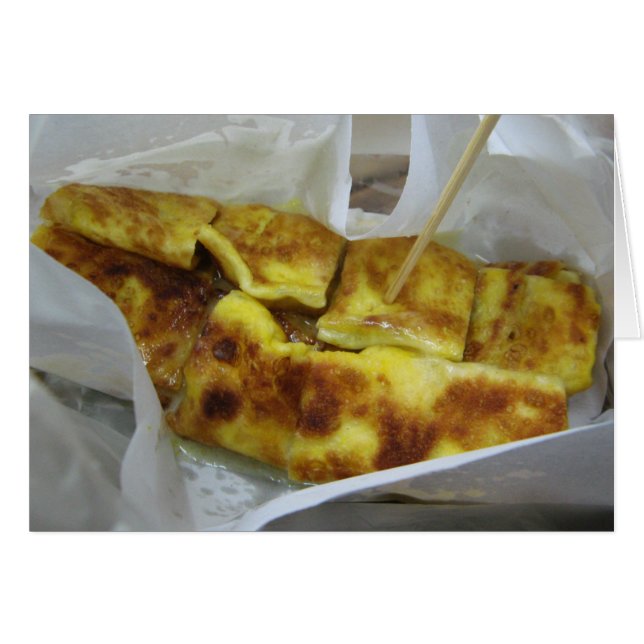 Banana Pancake ... Thai Street Food Card (Vorderseite (Horizontal))