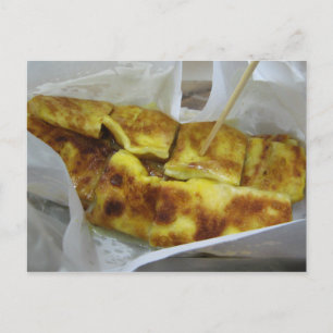 Banana Pancake ... Thai Street Food Postkarte