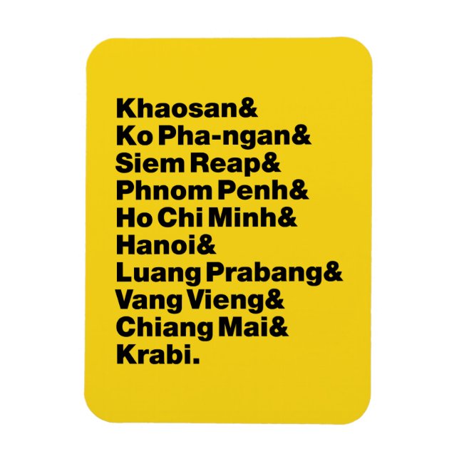 Banana Pancake Trail / Circuit Magnet (Vertikal)