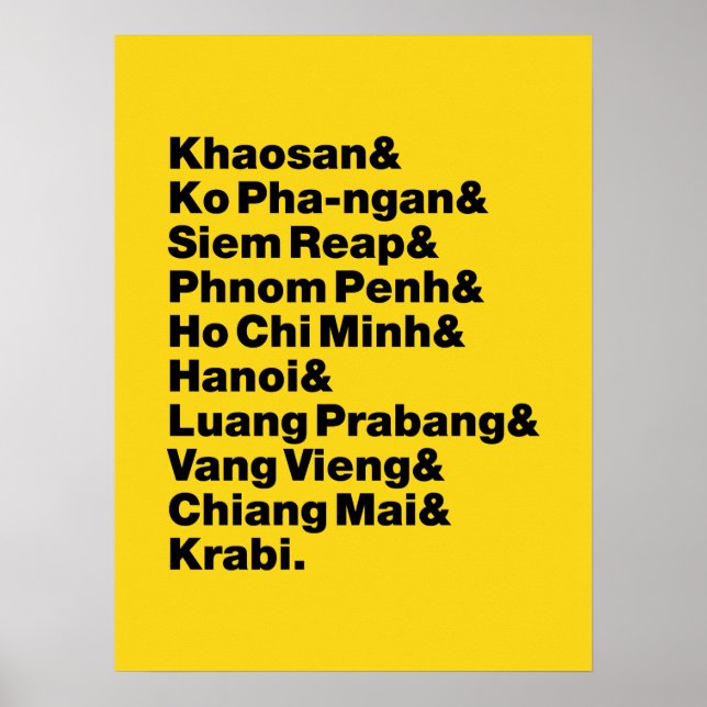 Banana Pancake Trail / Circuit Poster (Vorne)