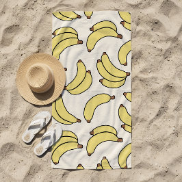 Banana Parade Butter Gelb Strandtuch