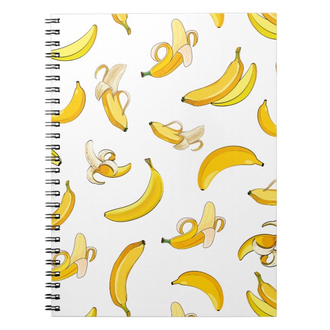 Banana Pattern 4 Notizblock (Vorderseite)