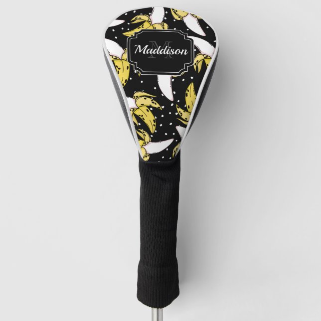 Banana Pattern Golf Headcover (Vorderseite)