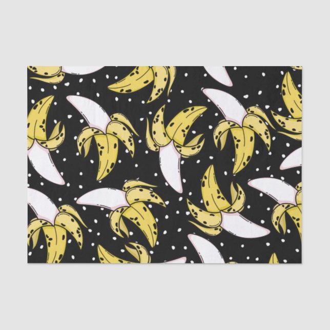 Banana Pattern Seidenpapier (Vorderseite)