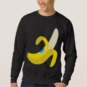 Banana Plantain Niedlich Reif Geschälte Früchte Ye Sweatshirt