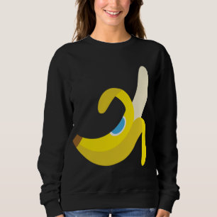 Banana Plantain Niedlich Reif Geschälte Früchte Ye Sweatshirt